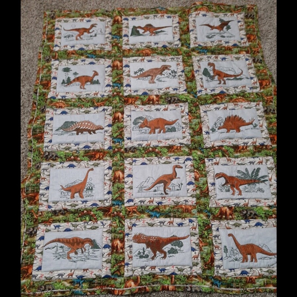 Dinosaur quilt